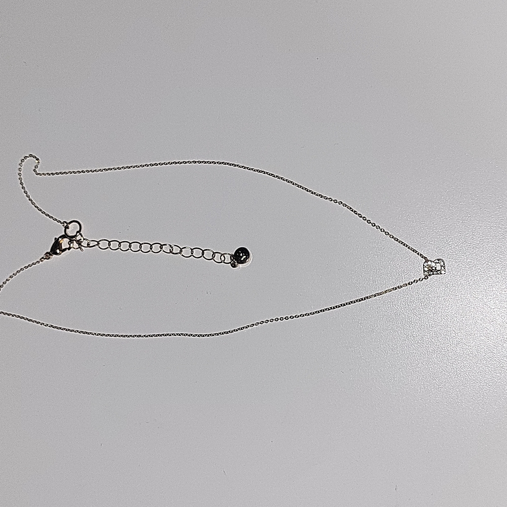 LC Lauren conrad dainty gold pave "B" initial pendant necklace